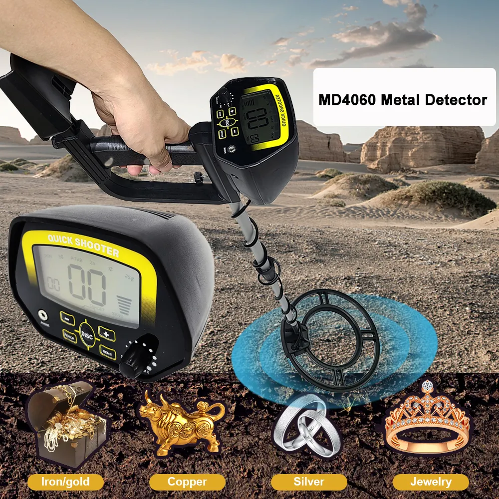 Detector De Metales Pro Md4030 Profesional Alta Sensibilidad