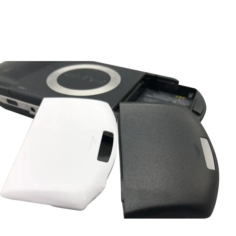Beyaz Siyah Pil Arka Kapı Kapak Kapı Kapak Kılıf Değiştirme Sony PSP 1000 1001 1002 1003 için Yağ Koruyucu Onarım Parçası Yeni HıZLı GEMI