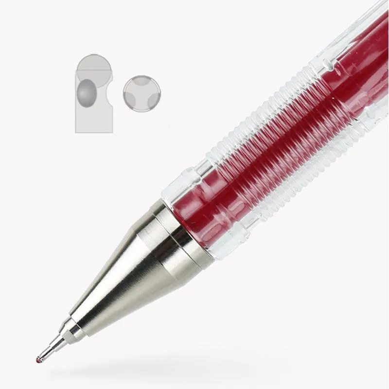 Pens 12ps Promocyjny japoński pilot żel Pen Hitec BllH20C4 Ball Igle Tube Black Pen Signature Pen Pen Office Cute Stationery