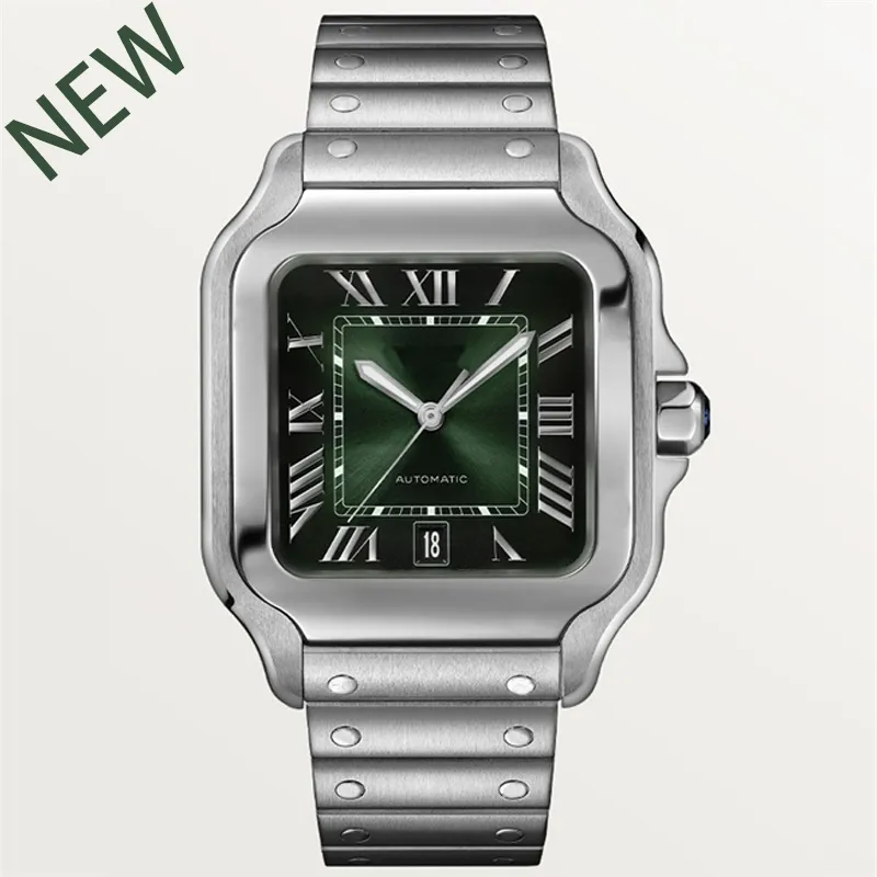 Titta på Designer Mens Movement Watches Automatic Mechanical Watches Full Stainless Steel Luminous Waterproof Arvurs 2023