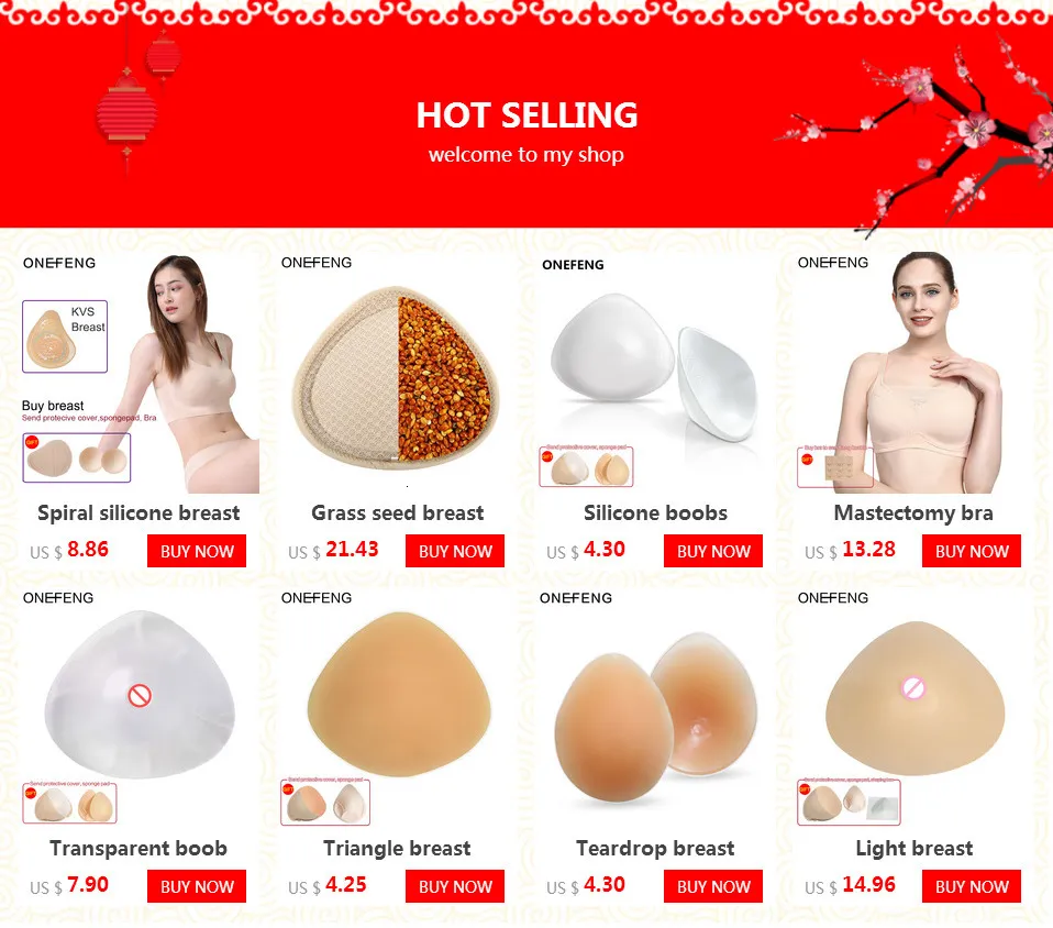 ONEFENG Silicone Silicone Breast For Mastectomy For Mastectomy