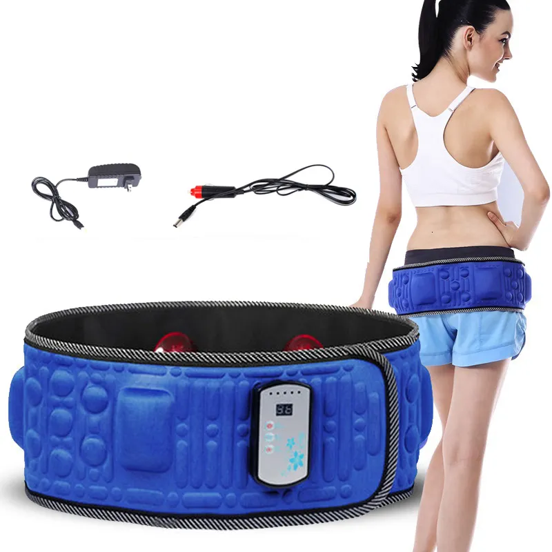 Masseur du dos Ceinture amincissante électrique Perdre du poids Massage de remise en forme X5 fois Sway Vibration Abdominal Belly Muscle Taille Formateur Stimulateur 230630