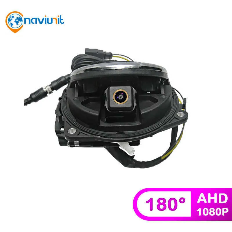 Carro dvr Para VW 56 MK6 Passat B6 CC B7 B8 Golf 7 Emblema AHD 1080P Flip Reverse Rear View Camera 180 graus HDHKD230701