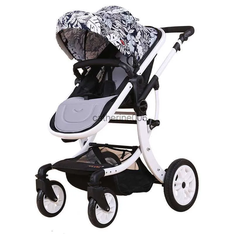 Nuovo passeggino 2 in 1 Carrozzina verde passeggino ripiegato carrozzina highlands per passeggino da viaggio per bambini Carrozzina rosa leggera L230625