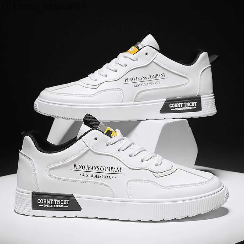 Dress Shoes Men Casual Shoes Fashion Flat Breathable White