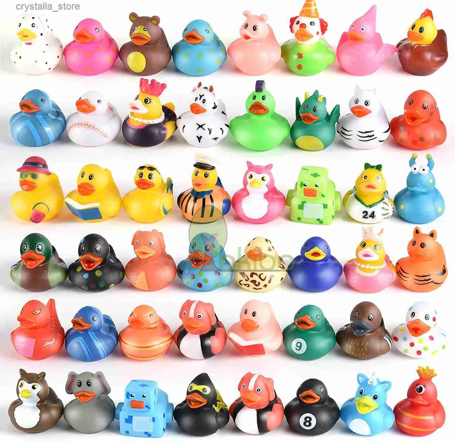 10 Pcs/set Baby Bath Toys for Kids Cute Animals Swimming Water Toys Soft Rubber Float Squeeze Ducks Kids Wash Play Funny Gift L230518