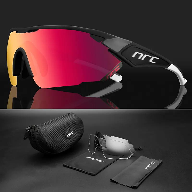 Óculos Outdoor NRC Top Brand Óculos de Ciclismo Masculino Óculos de Bicicleta UV400 Óculos de Sol Ciclismo Gafas Ciclismo TR90 MTB Óculos de Sol Esportivos 230630