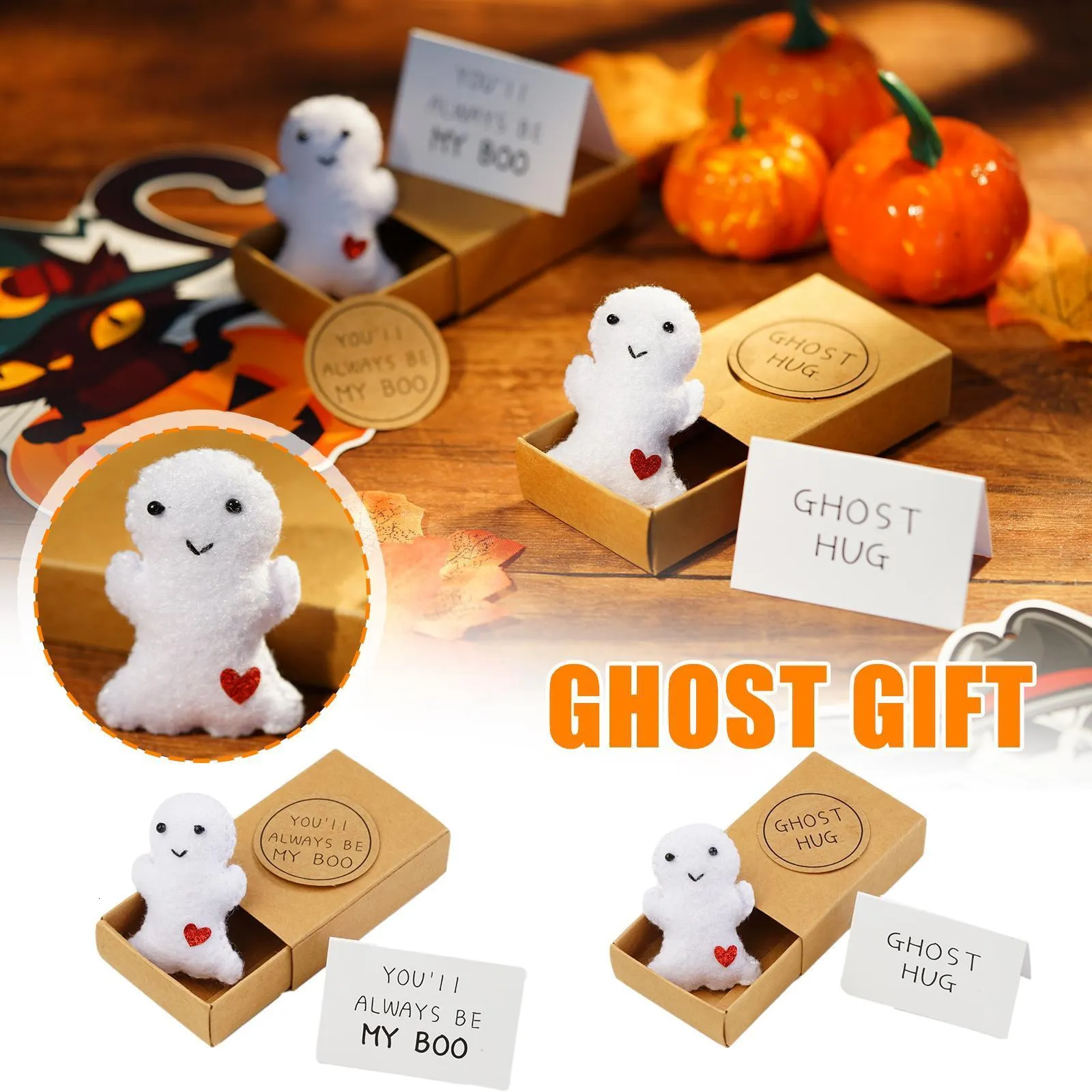 Novelty Games Halloween Cute Matchbox Gift Desktop Ornament Youre My Boo Ideas Decorative Box Christmas Greeting Card Gifts Party 230630