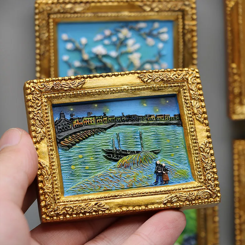 Let It Gogh Vincent Van Gogh Sticker / Fridge Magnet 