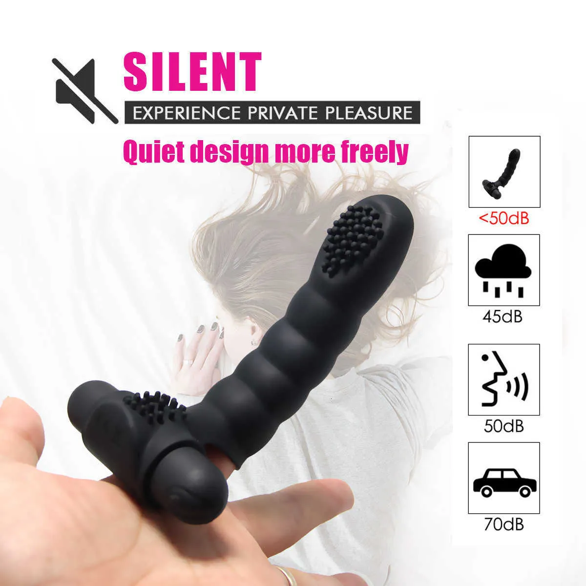 Sex toy massager ORISSI Charging Silicone Finger Shaker Set G Dot Picking Couple Teasing Adult Sexual Products