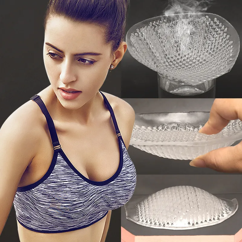 Breast Pad Invisible Women Bra Insert Pad Bra Cup Thicker Breast Push Up Silicone  Pads Nipple Cover Stickers Bikini Inserts Undies Intimate 230701 From 7,69  €