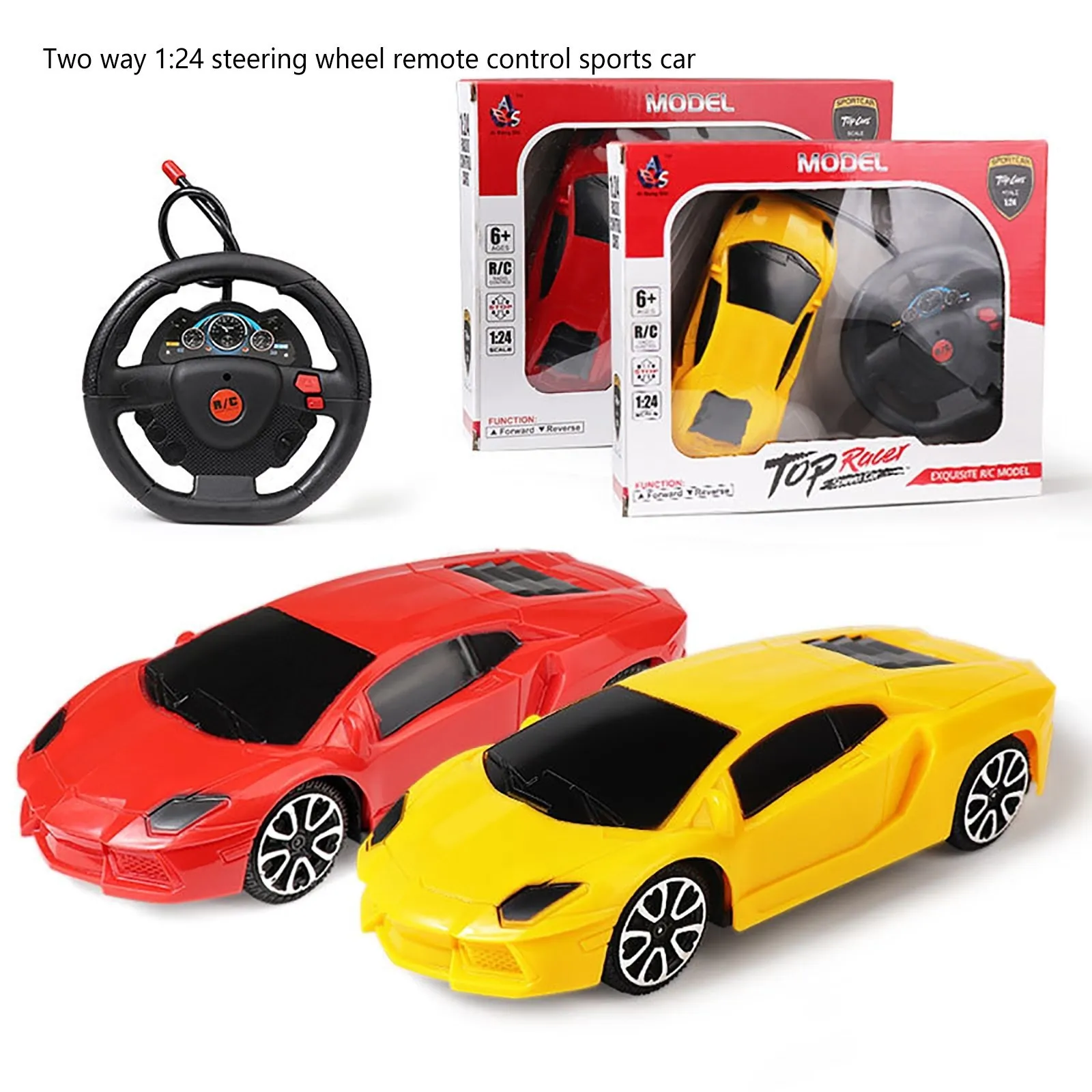 ElectricRC Car Radio Controlled Sports for Kids124高速車両ドリフトレースおもちゃ少年誕生日プレゼント230630