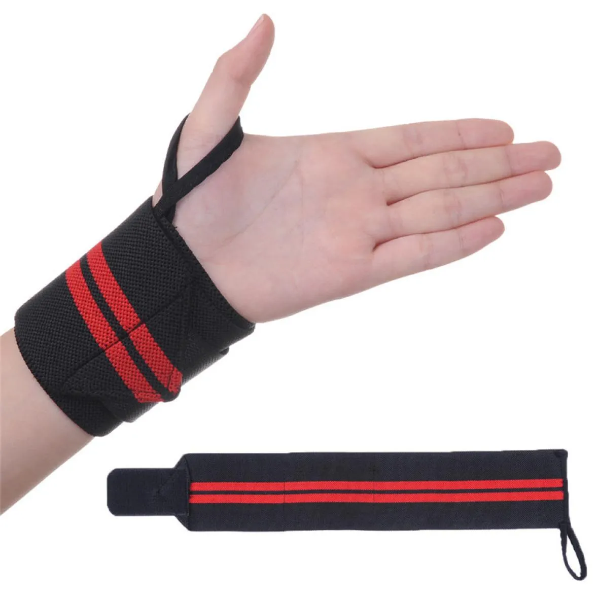 Thumb Loop Wrist Wrap Protection Wrist Exercise Support Protection Muscles Sports Bundled Wrist Strap Training Wristband4003696