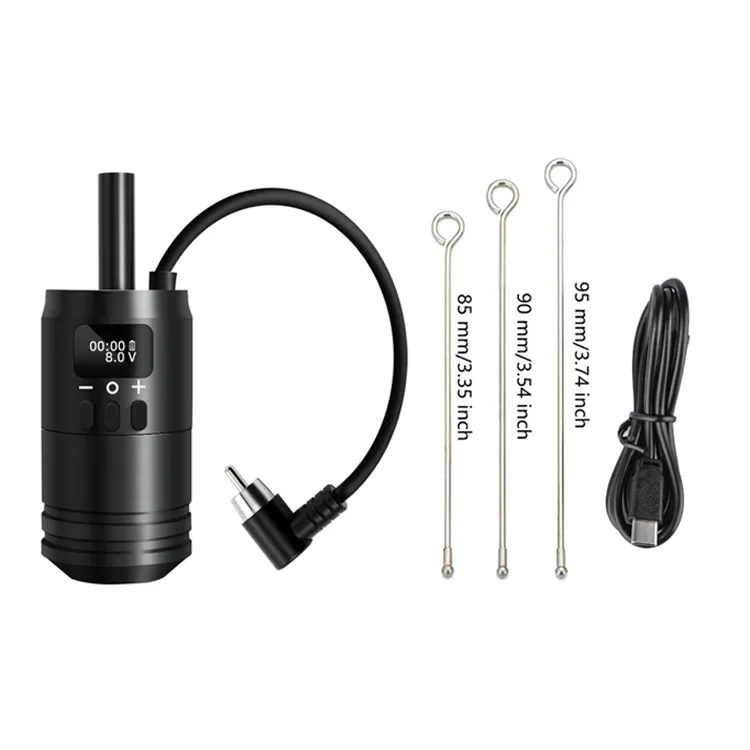 未使用　タトゥー　バッテリー　グリップ　カートリッジ　ワイヤレス 1600mAhバッテリー付きワイヤレスタトゥーカートリッジグリップ