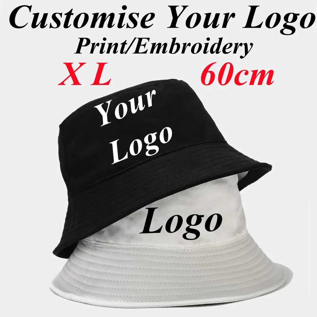 Custom Oversized 60cm Wide Brim Bucket Hat Under 200 For Men And