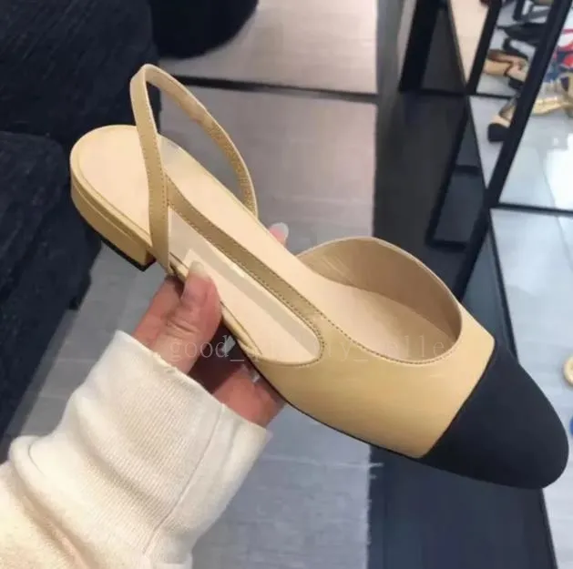 Tasarımcı Sandalet Moda Yüksek Topuklu Kadın Elbise Ayakkabı Sandalet Bahar Yuvarlak Baş Düz İş Elbise Ayakkabı Toz Çanta