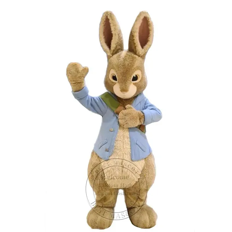 Costume de mascotte de lapin super mignon déguisement de thème de mascotte de lapin de Pâques