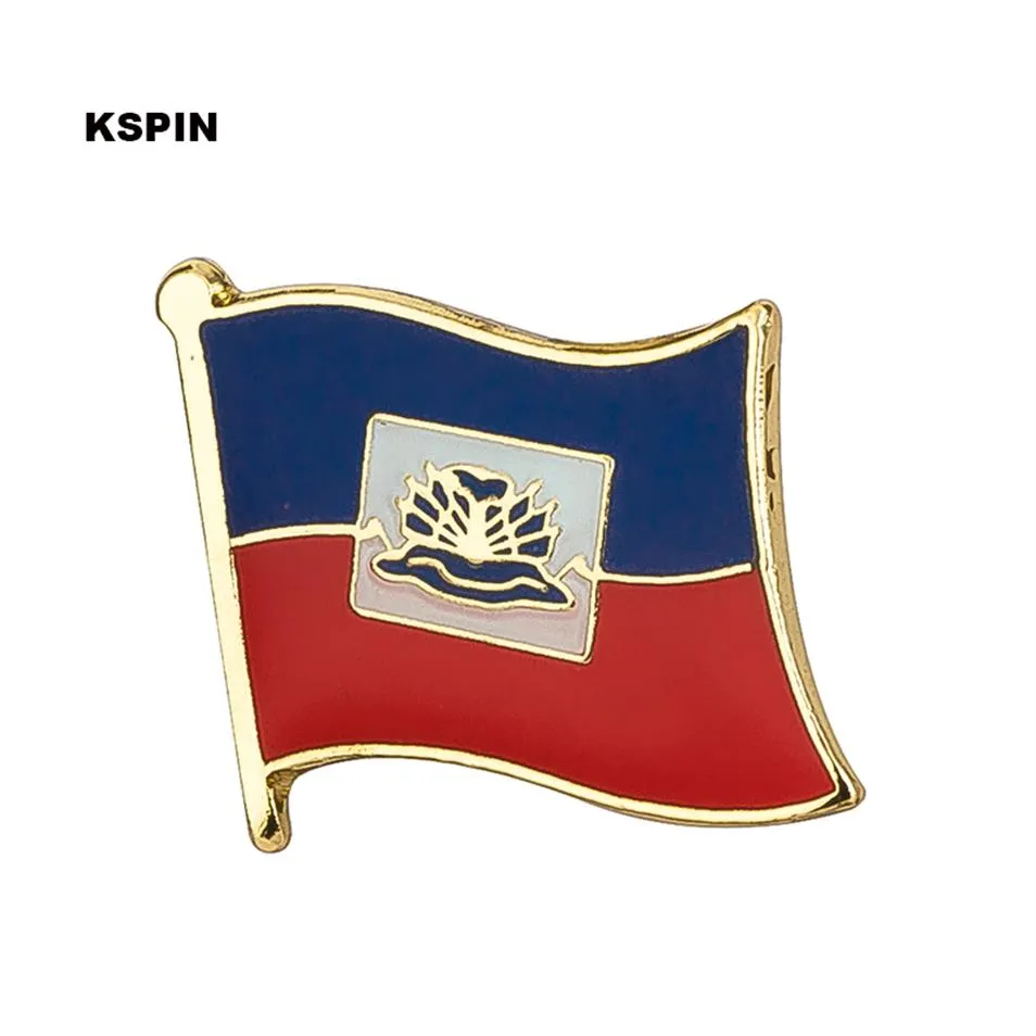 the Haiti Metal Flag Badge Flag Pin KS-0073233B