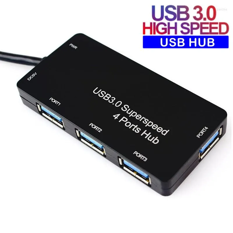 Szybkie USB 3.0 Hub Multi Ssplitter 4 porty Expander Adapter Akcesoria komputerowe do laptopa