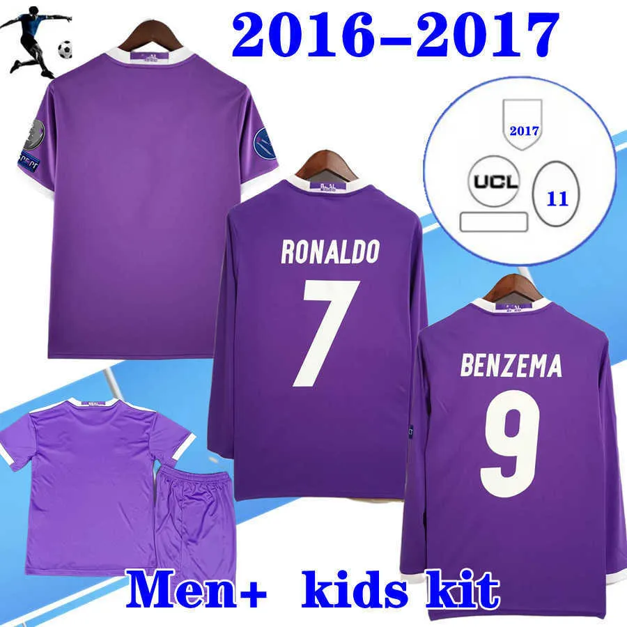 Çocuk Kiti 2016 2017 2018 Real Madrids Futbol Forması 16 17 18 Balya Benzema Modrik Retro Futbol Gömlekleri Vintage Isco Maillot Sergio Ramos