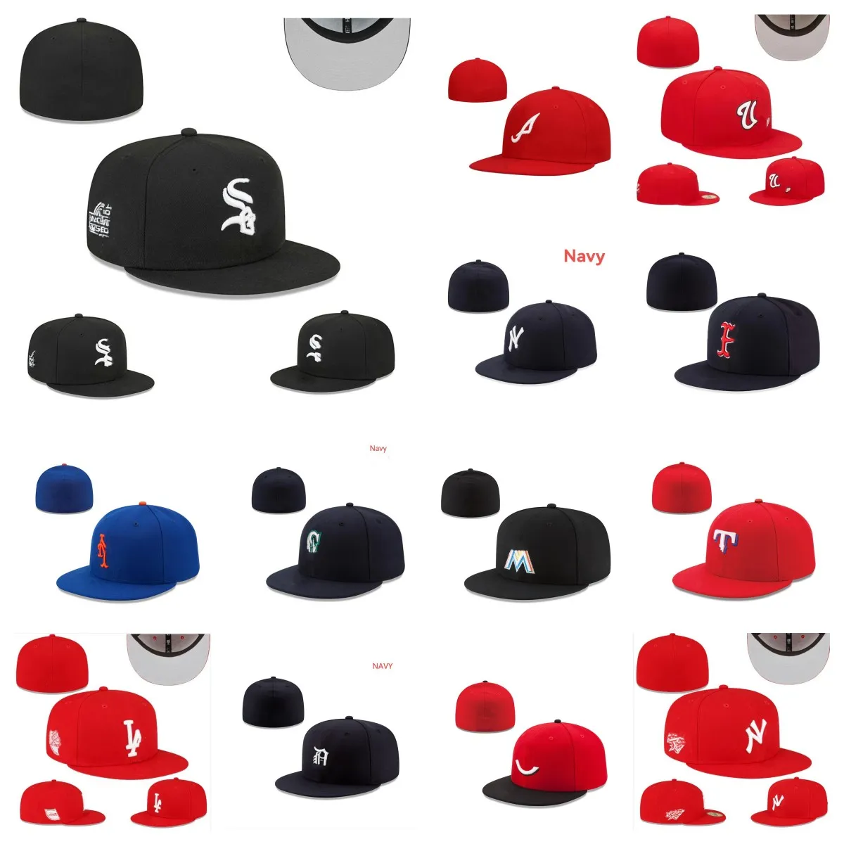 Projektant Nowe dopasowane czapki haftowane czapki baseballowe wszystkie drużynę bawełniane unisex epe caps hotback Hats Hip Hop alfabet czapki dla mężczyzn kapelusze na sprzedaż mieszane zamówienie