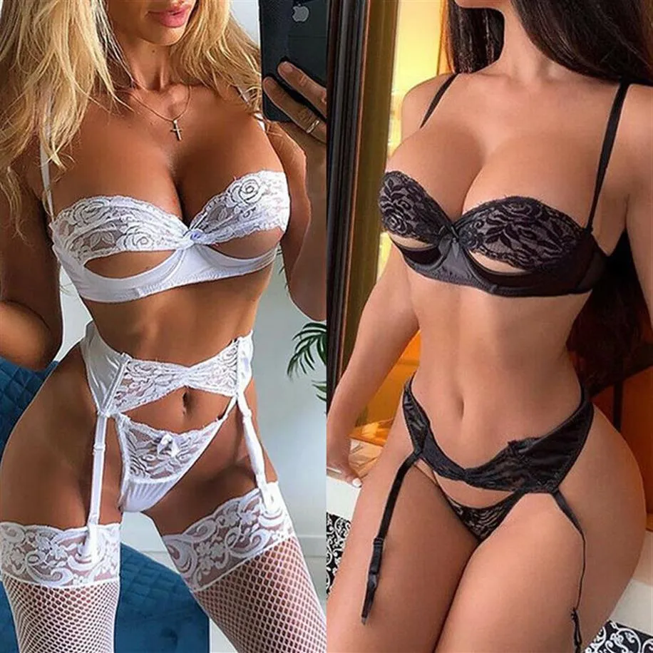 ملابس داخلية نسائية مثيرة من Lengerie ملابس نوم ملابس نوم نسائية جي سترينج حمالة صدر رافعة من الدانتيل بيبي دول ملابس نوم Lengerie new204y