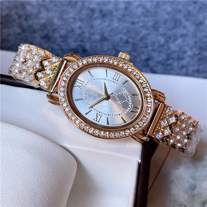 Orologio Da Polso Da Donna Di Marca Completa Di Moda Da Donna
