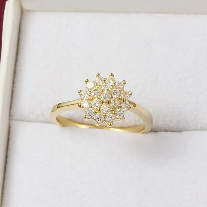 Med sidogon 14k gult guld 1.5 karat diamantring för kvinnor lyxiga engagemang bizuteria anillos ädelsten 14k guld och diamant vigselring 230701