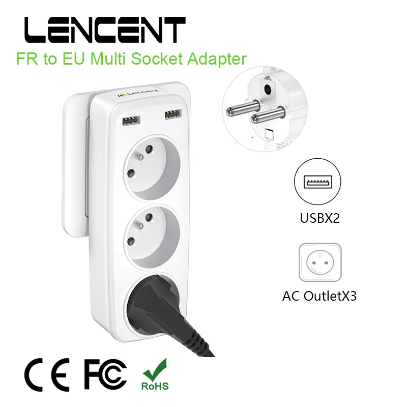 3 puertos Enchufe USB Adaptador de cargador de alimentación múltiple Enchufe  de la UE Mini pared de viaje portátil Ac