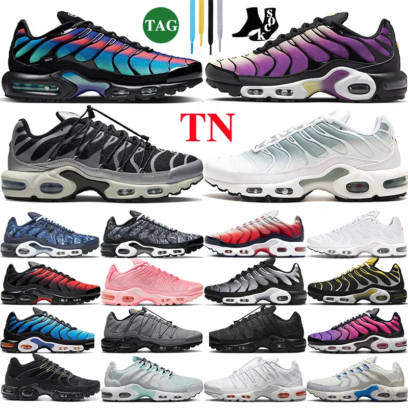 Tn Atlanta Utility Black Reflective Running Shoes Big Size Us 12 Terrascape Plus Tns Unity Anthracite Sky Blue Dusk FFF Clean White Mens Women Designer Sneakers 36-46