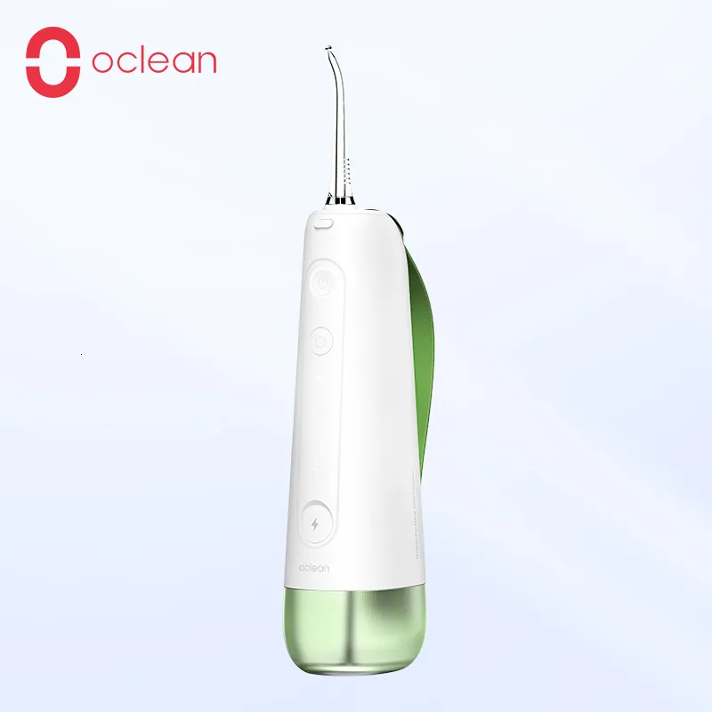 Other Oral Hygiene Oclean W10 Portable Irrigator Water Jet Flosser IPX7 Rechargeable Irygator Smart Dental Whitening Irigator Upgraded From W1 230701