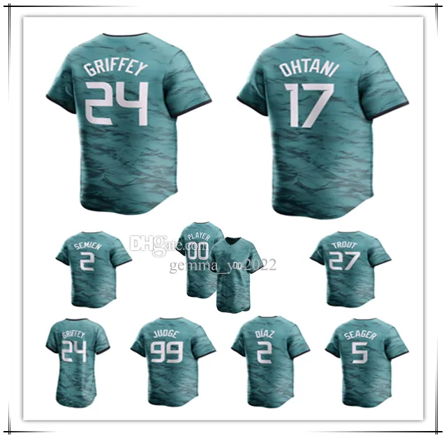 2023 All Star Game Baseball Jersey Alex Bregman Jose Ramirez Luis Robert Rafael Devers Mike Trout Anthony Rizzo Randy Arozarena Esteury Ruiz Matt Chapman Santander