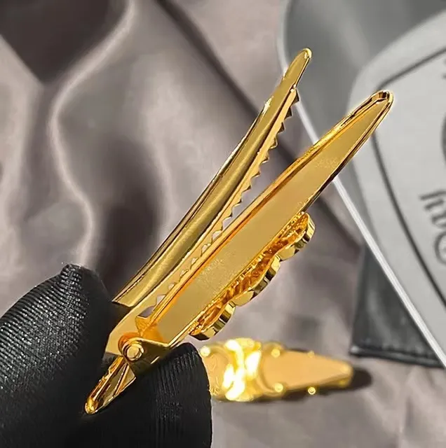 Metal Duckbill Clip Broke Hair Bangs Oval Clip For Trendy Girls Metal