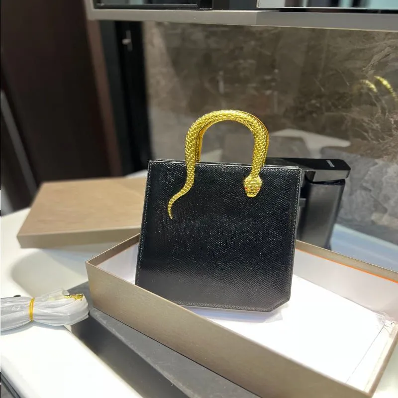Torebka designerska torba miękka skórzany wzór węża damski torebka crossbody luksusowa moda torba na zakupy mini torba