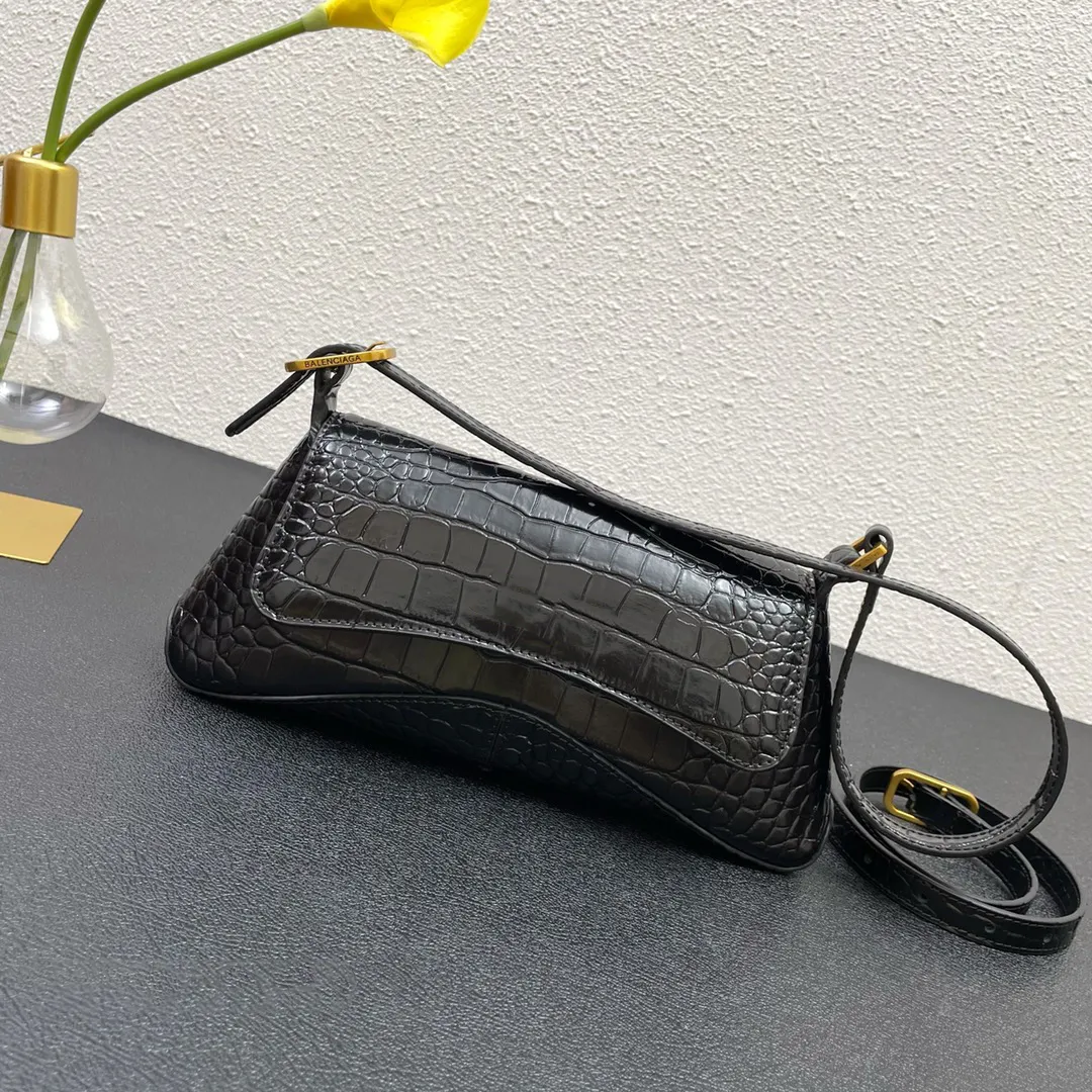 Croc embossed flap satchel bag hotsell