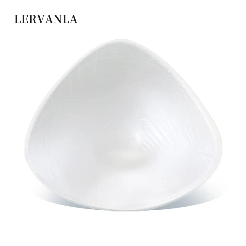 Breast Pad Lervanla VDTR Triangular Silicone Fake Breast for Mastectomy Breast Cancer Woman Backside Deep Concave False Artificial Boobs 230701