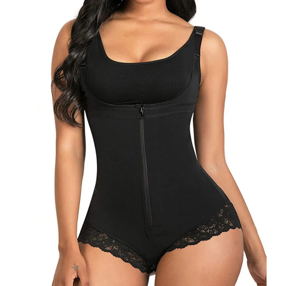 Taille ventre Shaper femmes corps Shaper colombien gaines réductrices sous le buste Corset Body taille formateur bout à bout Shapewear contrôle du ventre Fajas 230701