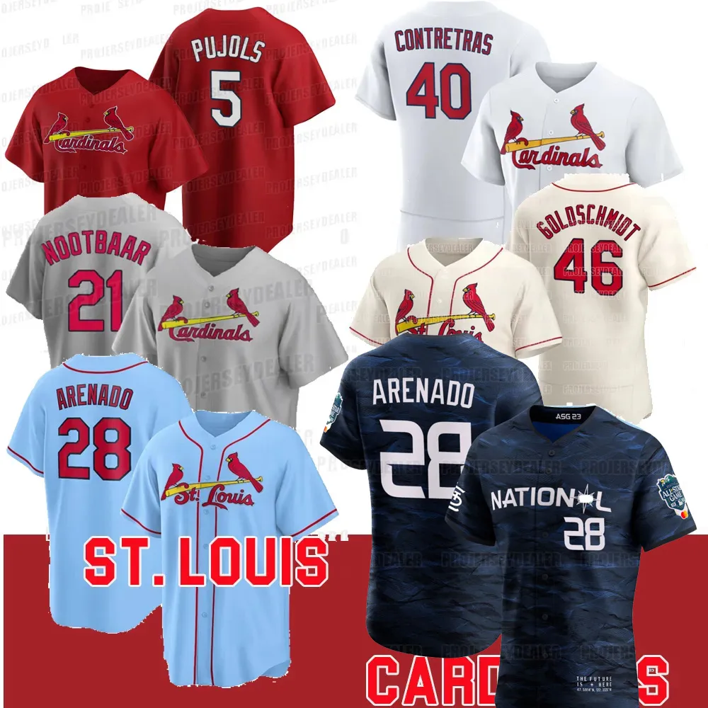 Paul Goldschmidt 2024 Cardinal Jersey Sonny Gray Lance Lynn Nolan
