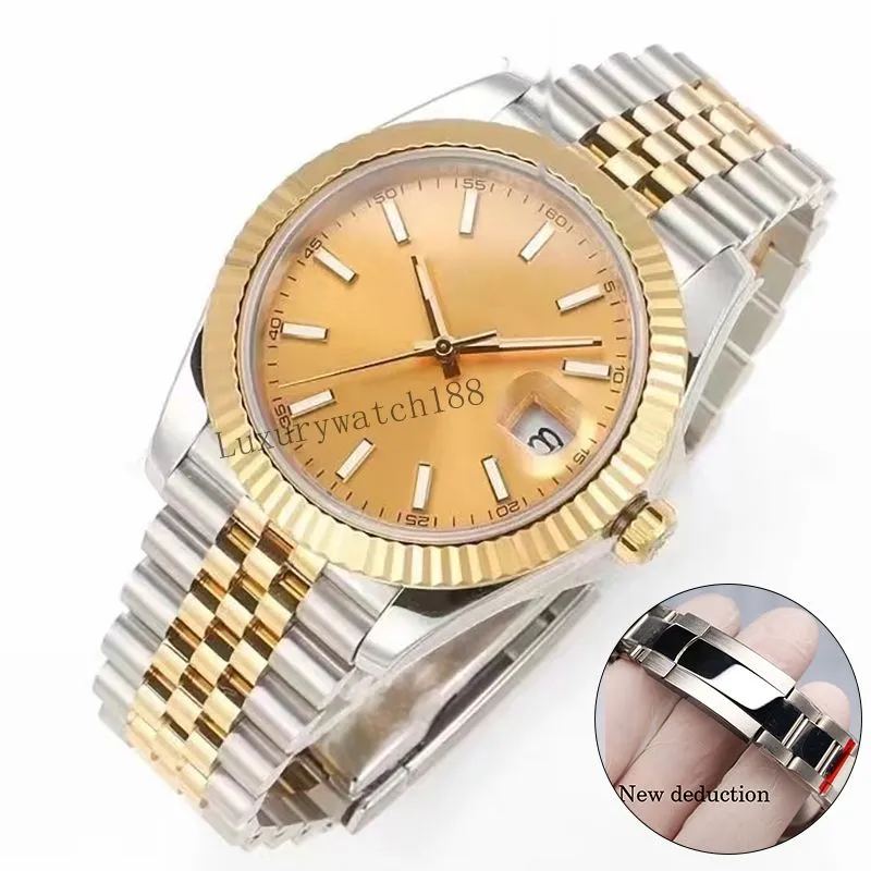 Relógio masculino designer movimento relógios de alta qualidade luxo relógio automático tamanho 41mm à prova dwaterproof água vidro safira luminescente aaa relógio Orologio. relógio de fábrica