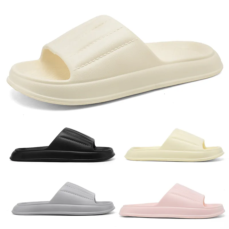 Sandals Beach shoes Flat base slipper designer women Pink White Yellow Black womens Waterproof Shoes size36-45