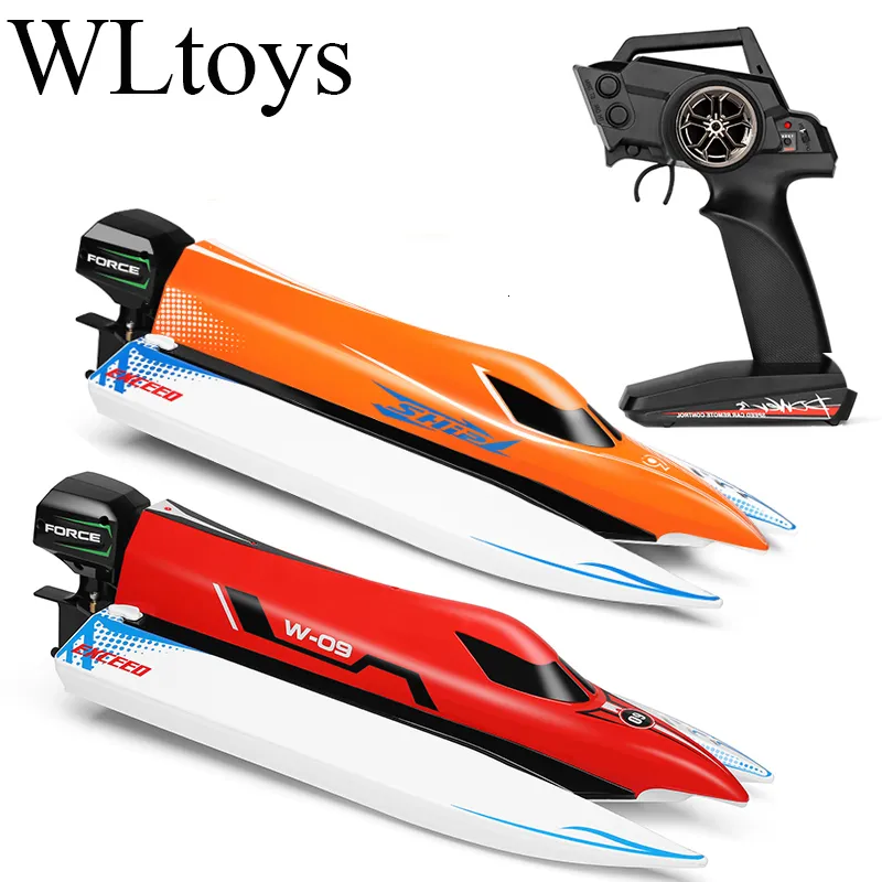 Electricrc Car WLTOYS WL915A WL916F1 24G RC High Speed ​​Racing Boat Waterproof uppladdningsbar modell Electric Radio Remote Control HASTATBOAD Toys 230630