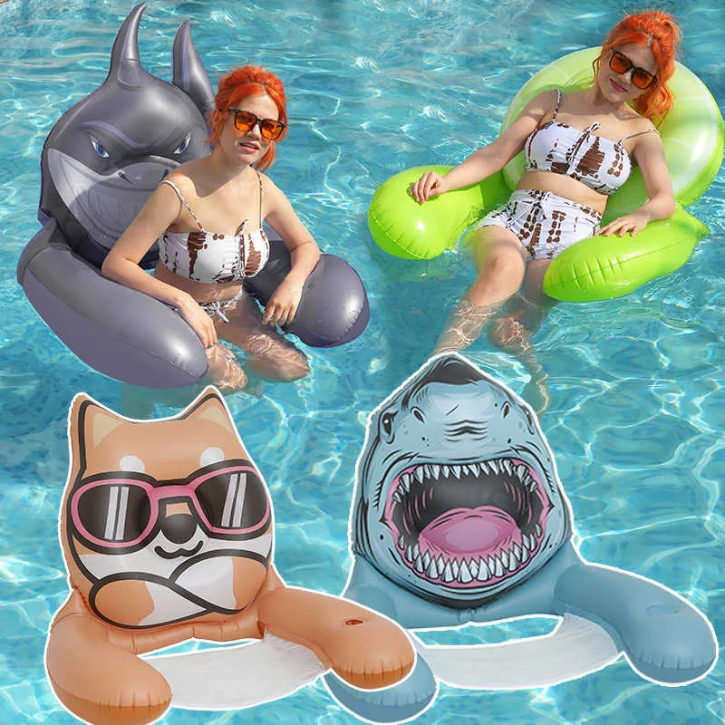 Life Vest Buoy table floating ring Foldable Floating Float Water amusement Swimming pool hammock tube swimming mattress Pool accessories HKD230703