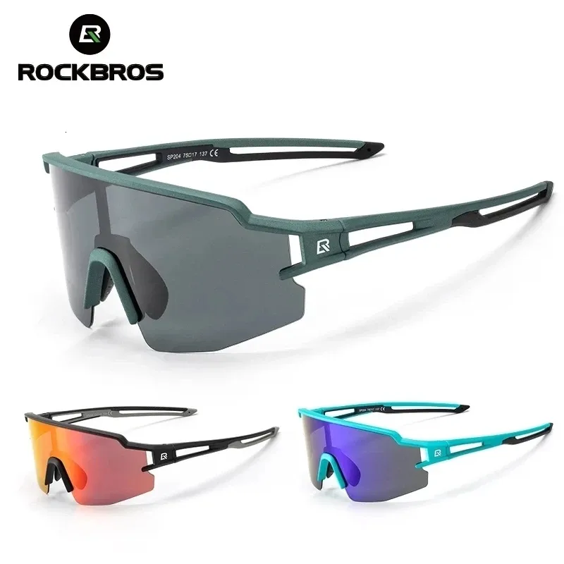 Utomhus Eyewear Rockbros Cycling Glasses Cykelfiske Solglasögon Cykelglasögon UV400 Vandring Ridning PolarizedPochromic Eyewear Sport Goggle 230701