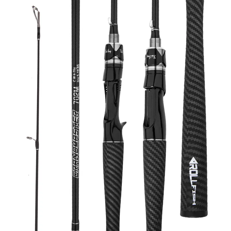 Boat Fishing Rods Fishing Rod Carbon Fiber Spinning/casting Pole Bait WT 4-35g Line WT 5-18LB Fast Bass Fishing Rods for Reservoir Pond River Lake 230703