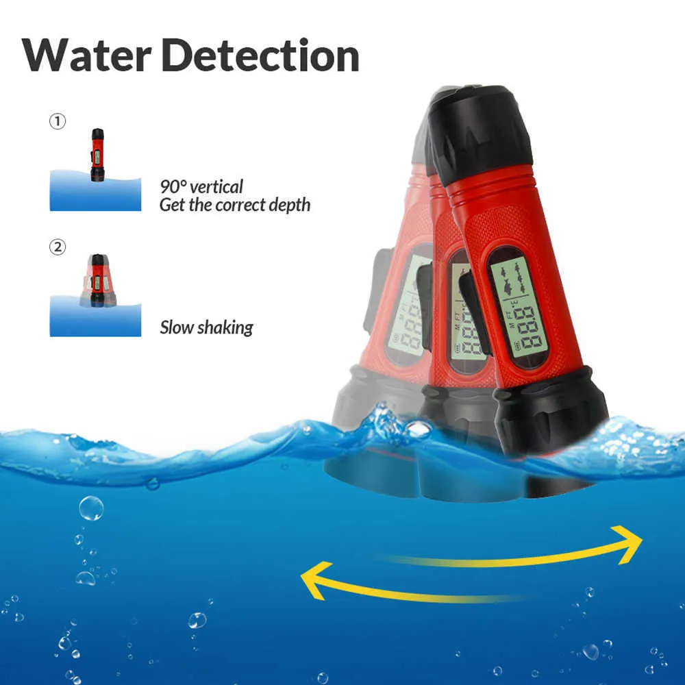 Fish Finder Erchang F12 Portable Fish Finder 90m Depth Digital Handheld  Transducer Sensor Sonar Waterproof Fishfinder For Winter Ice Fishing  HKD230703