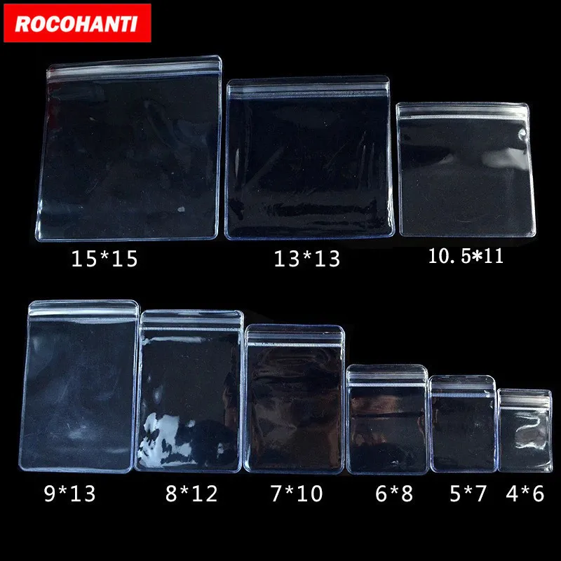 Gift Wrap Custom Mini PVC Clear Pouch Tansparent Jewellery Bags