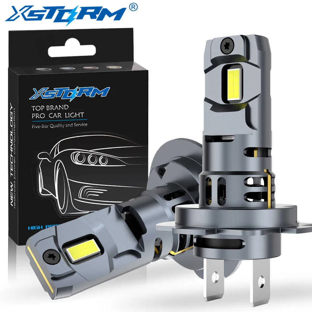 H7 LED Headlight Bulbs Conversion Kit – 6500K White, 12V/24V, Off-Road & Car Use