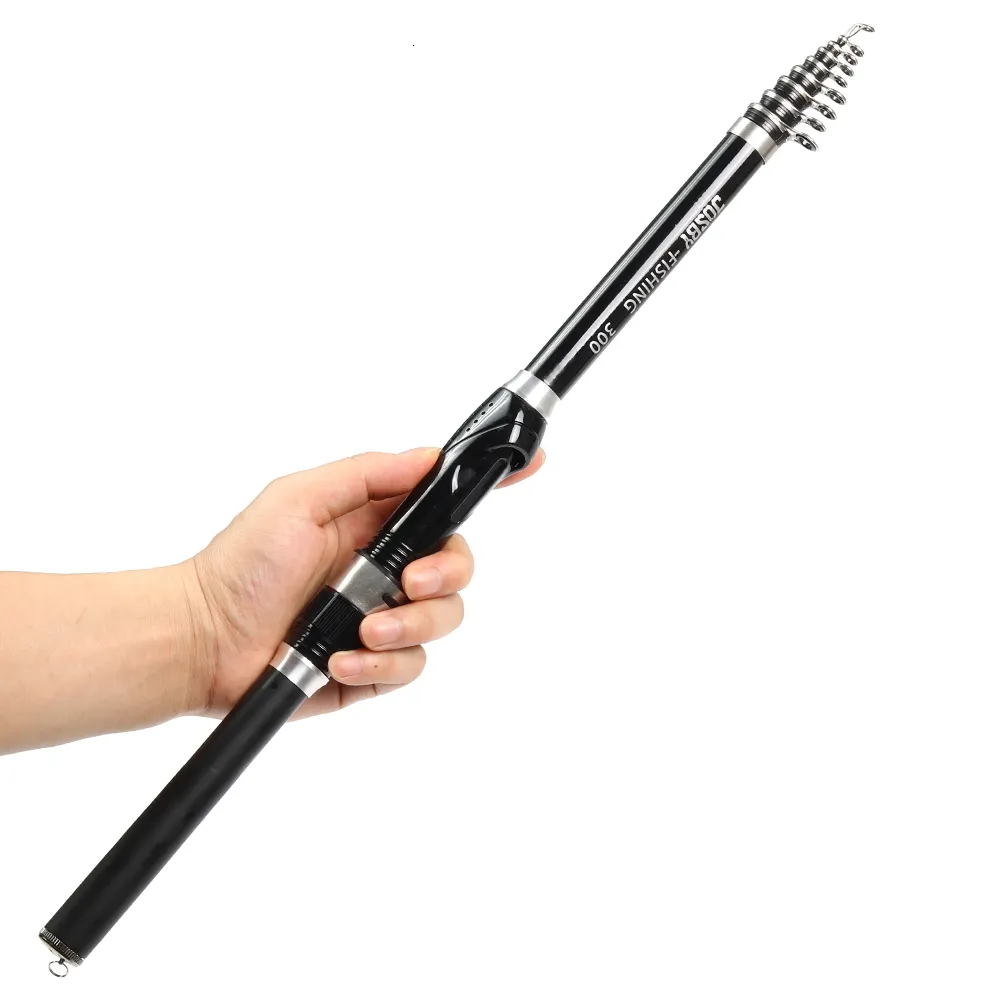 JOSBY Ultralight Spinning Telescopic FRP 13 Fishing Omen Black Available In  1.5M To 3.0M Lengths For Saltwater And Travel Boats, Portable Carp Pole  Included Model 230703 From Ping07, $8.95