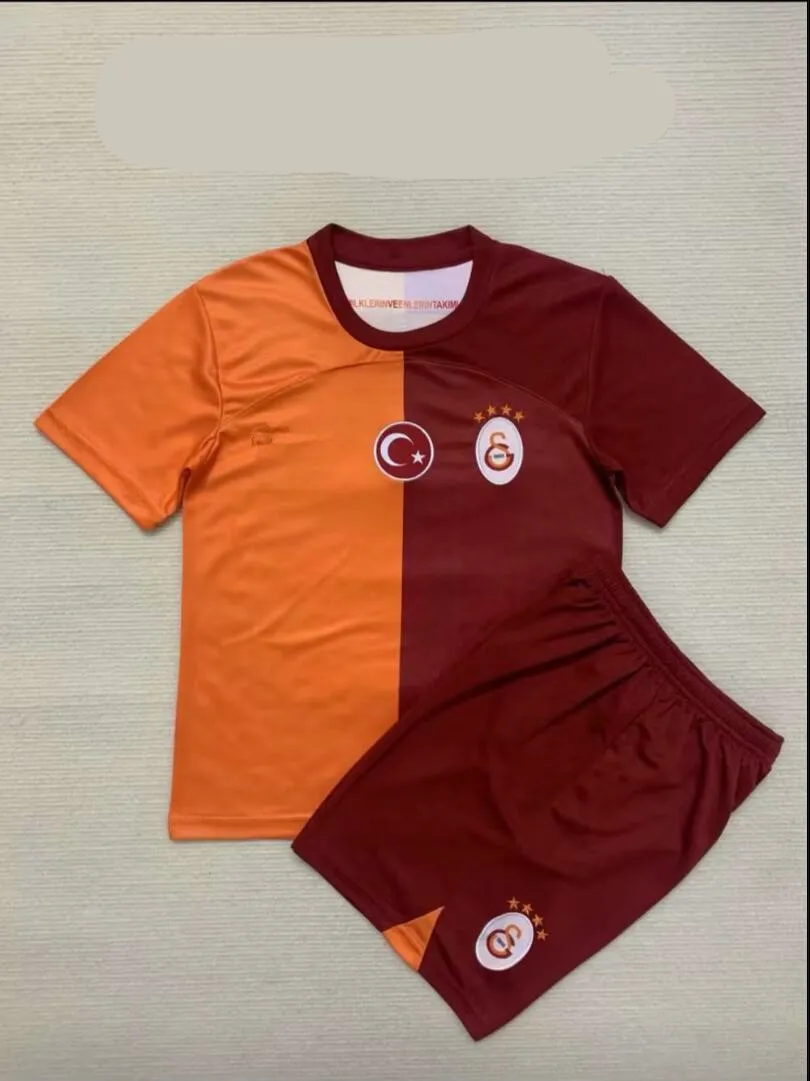 2023 24 Galata Saleh Men Kids Soccer Jersey Edition Special Michael Michael Seri Falcao Bellhanda Luyindama Mostafa Feghouli Diagne Lemina Home Shirt