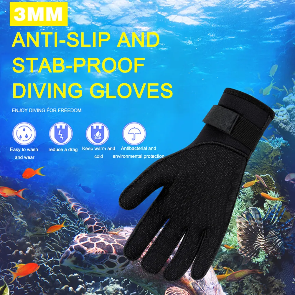 Beach accessories Neoprene Scuba Snorkeling Gloves Lightweight Paddling Surfing Anti scratch Antiskid Comfortable Water Sports Equipment 230701